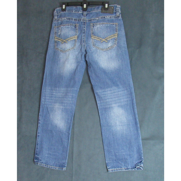 Axel Jeans Mens Size 34x32 Blue Relaxed Straight Denim Biker Cowboy Western - Picture 7 of 16